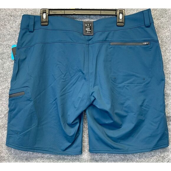 NWT NRS Guide Shorts Women's Large Teal Mid-Rise Outdoor Hiking Water Sports - Picture 10 of 14